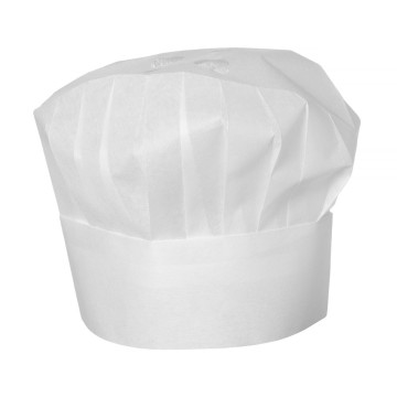 Kokkehatt - 10 stk, HENDI, hvit, 10 stk., âŒ€300x(H)230mm