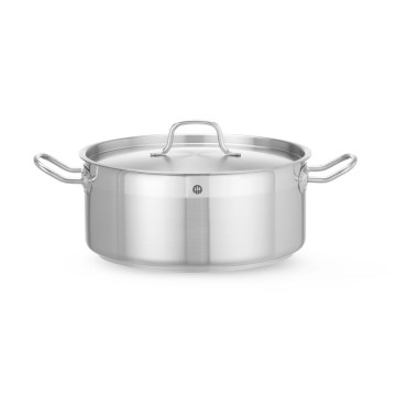 Lavgrytepanne - med lokk, HENDI, Profi Line, 7,5L, âŒ€280x(H)120mm