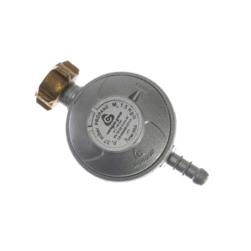Trykkregulator 37mBar, HENDI, Trykkregulator 37mBar BE uni med søyle og slangeklemme, xx(H)mm