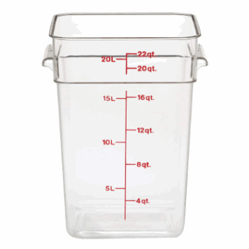 Firkantet boks polycarb.20.8 l