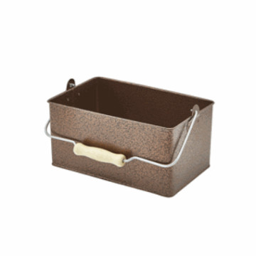 Rectangular Table Caddy 24.5 x 15.5 x 12.5cm Antique Copper
