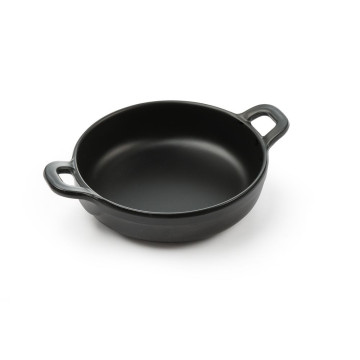 Mini rund panne Little Chef, HENDI, svart, 150x115x(H)37mm