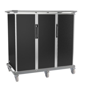SDX® THERMOBOX® SSS540 (12+12+12 GN1/1) 160mm hjul Engrepp