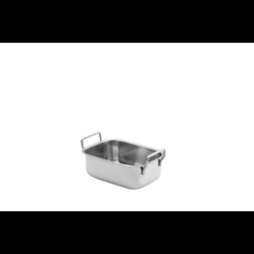 C4 Kantine i rustfritt stål. 0.5L - 155x105x55mm