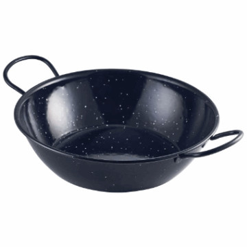 Sort Emaljert Serveringsbolle 26cm. 2.8ltr m/htg.