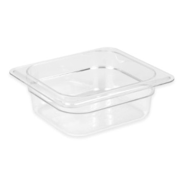 Cambro kantine 1/6-65 mm klar polycarbonat 17.6x16.2 cm