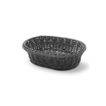 Bakekurv oval, HENDI, svart, 250x190x(H)65mm