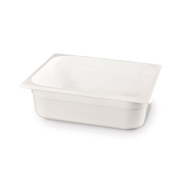 Beholder GN 1/2 hvit polykarbonat, HENDI, GN 1/2, 6,5L, Hvit, 325x265x(H)100mm