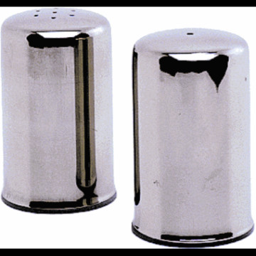 Salt og peppersett høyglans rfr stål. 45 x 50 mm h
