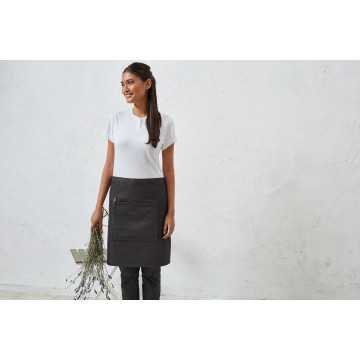 P141 Mid Length Pocket Apron Indigo Denim One Size