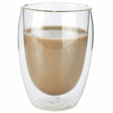 Termoglass 35 cl. Dobbelt glass kaffeglass
