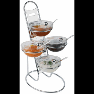 Buffet stativ m/4 14cm skåler.