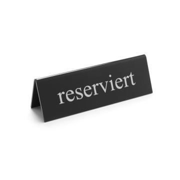 Bordskilt reservert, HENDI, reservert, 130x30x(H)38mm