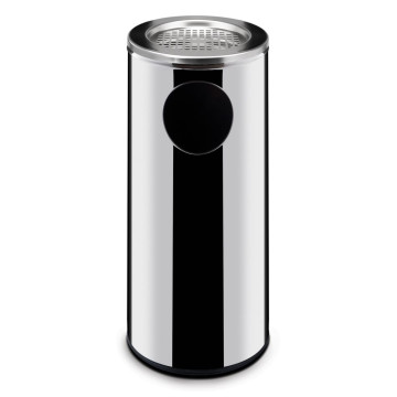Stående avfallsbeholder med askebeger, HENDI, 33L, âŒ€240x(H)660mm