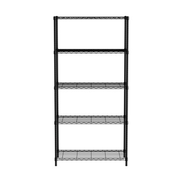Oppbevaringsstativ med 5 hyller, HENDI, svart, 910x455x(H)1830mm
