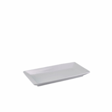 Genware Porcel  Rect Dish 25.4 x 13.5