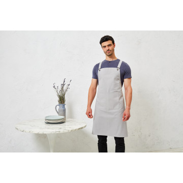P129 Barista Bib Apron Marine