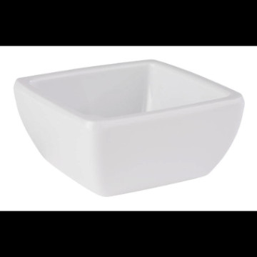 Bolle 6.5x6.5cm Høyde 3cm Hvit  5cl