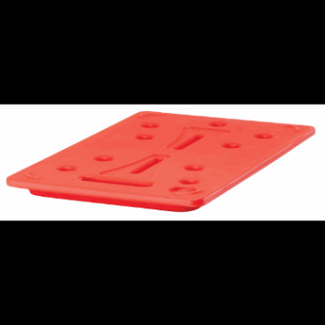 Cambro GN1/1 Varmeplate Rød 32x53cm