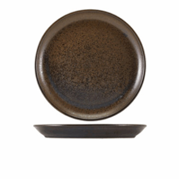 TerraPorcel Cinder Black Coupe Plate 27.5cm