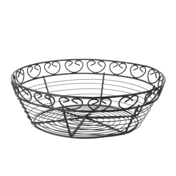 Trådkurv deco rund, HENDI, âŒ€250x(H)80mm