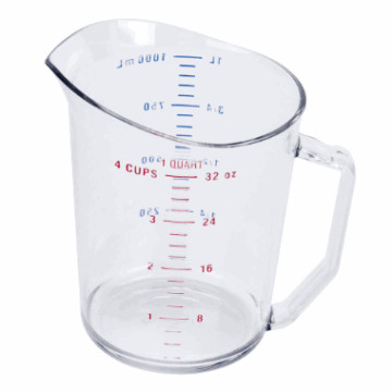 Litermål Cambro 1 ltr. uknuselig plast