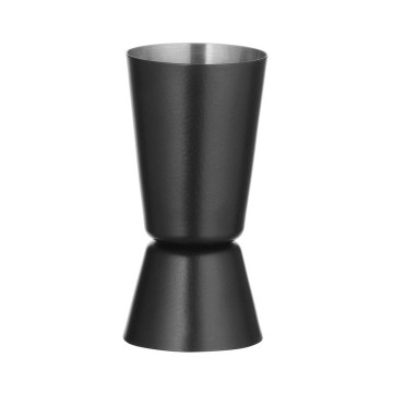 Jigger 25/35 ml, BarUp, svart, âŒ€40x(H)75mm