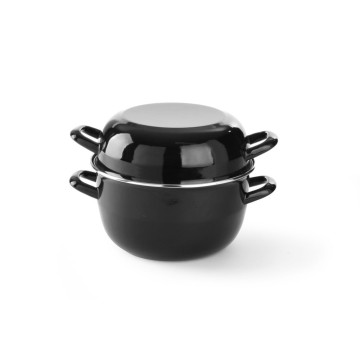 Blåskjellpanne - med lokk, HENDI, 5,2L, âŒ€260x(H)210mm
