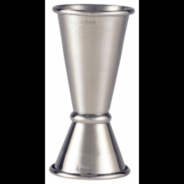 Jigger 20/40ml stål