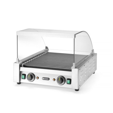 Glassdeksel for pølserullegrill, HENDI, For pølserullegrill 14 (268735), 470x591x(H)250mm