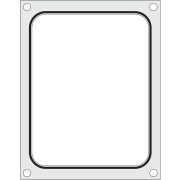 Brettforseglingsmatrise, HENDI, beholder 227x178 mm