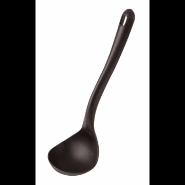 Suppeøse plast svart Ø-9cm. tåler 220C