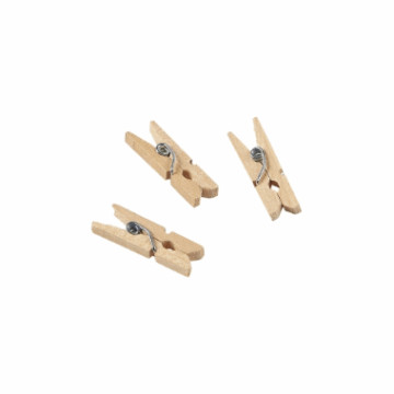 Miniature Wooden Pegs 2.5cm/1"  (1000pcs)
