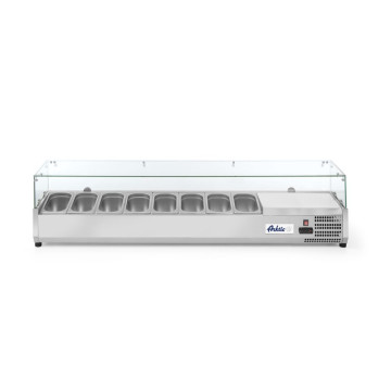 GARNITYRKJØLER GN 1/4, Arktic, 8x GN 1/4, 230V/180W, 1805x335x(H)460mm