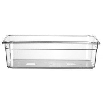 Beholder GN 1/1 polykarbonat, HENDI, Profi Line, GN 1/1, 21L, Transparent, 530x325x(H)150mm