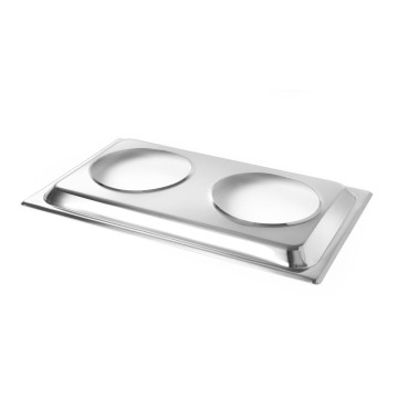 Konvertering for 2 bain-marie panner, HENDI, konvertering, GN 1/1, 530x325x(H)30mm