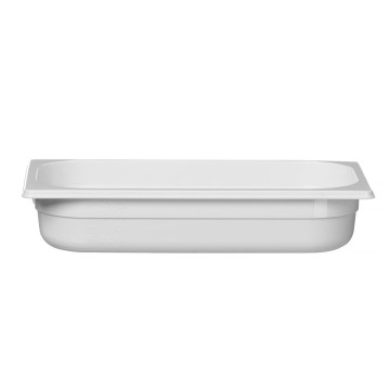 Beholder GN 1/3 hvit polykarbonat, HENDI, GN 1/3, 2,5L, Hvit, 325x176x(H)65mm