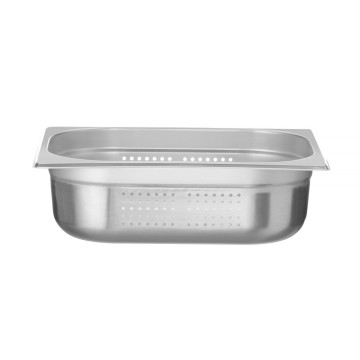 Beholder GN 1/2 perforert, HENDI, Kitchen Line, GN 1/2, 6,5L, (H)100mm