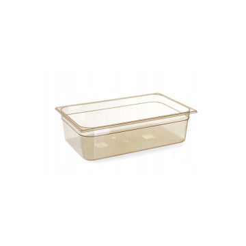 GN 1/1 beholder, høytemperaturbestandig, HENDI, GN 1/1, 13,3L, Transparent, 530x325x(H)100mm
