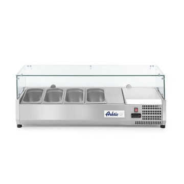 Kjølt garnityrrenne  GN 1/3, Arktic, 4x GN 1/3, 230V/180W, 1208x400x(H)456mm
