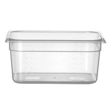 Beholder GN 1/2 polypropylen, HENDI, Profi Line, GN 1/2, 9,5L, Transparent, 325x265x(H)150mm