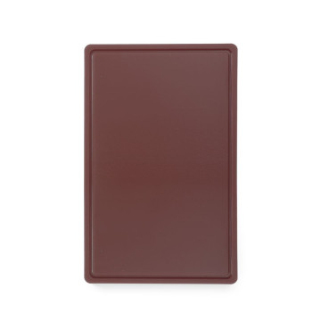 Skjærebrett HACCP Gastronorm 1/1, HENDI, GN 1/1, Brun, 530x325mm