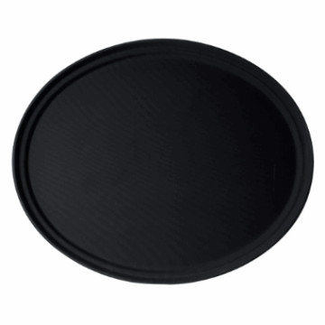 2900CT110 Oval brett sklisikkert sort 60x73.5 cm