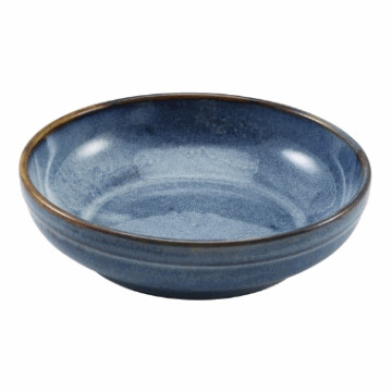Terra Porcelain Aqua Blue Coupe Bowl 23cm