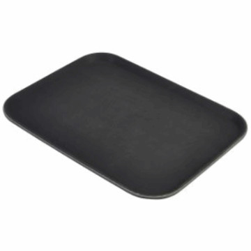 Non-Slip Brett 30.5X40.5cm sort.Polyprop.Gummi
