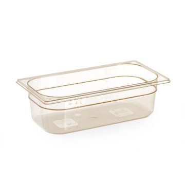 GN 1/3 beholder, motstandsdyktig mot høye temperaturer, HENDI, GN 1/3, 5,5L, Transparent, 325x176x(H)150mm