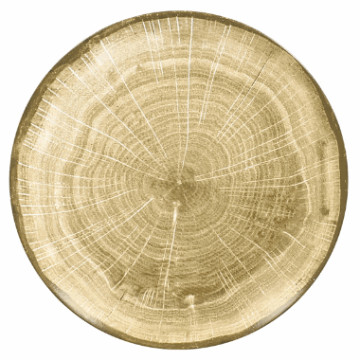 Woodart Tallerken flat 27cm "Mosegrønn"