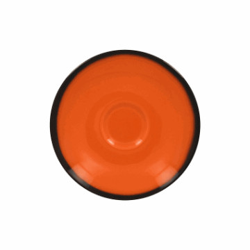 LEA orange -  skål for begge kaffekoppene 15cm