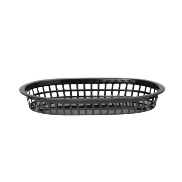Serveringskurver hurtigmatstil, HENDI, Sort, 6 stk., 275x175x(H)38mm