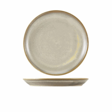 TerraPorcel Matt Grey Coupe Plate 24cm